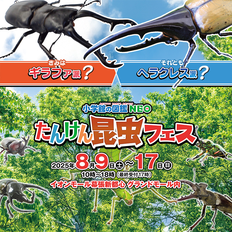 たんけん昆虫フェス in イオンモール幕張新都心
